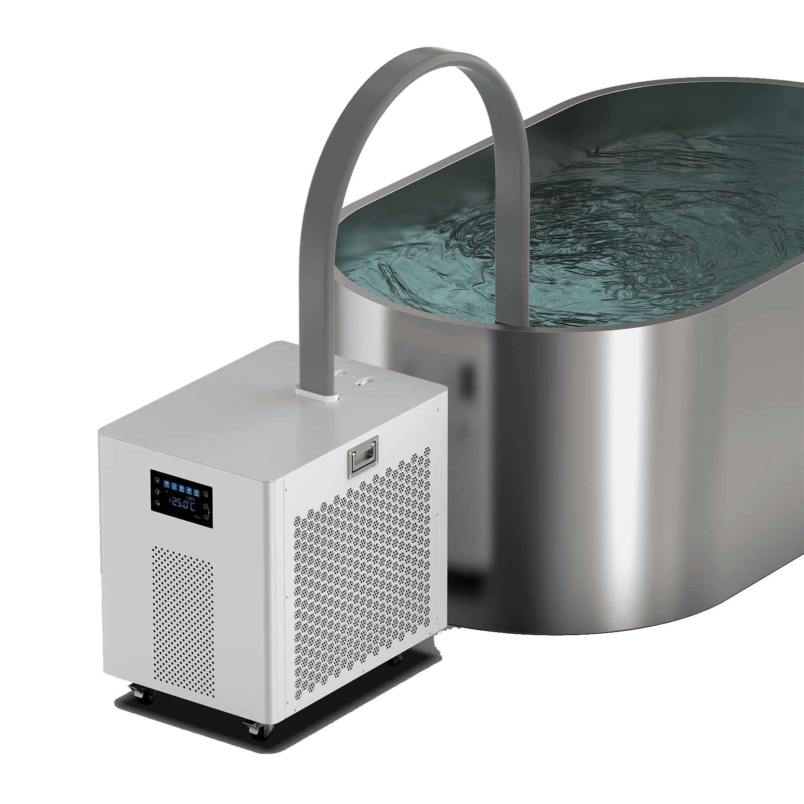 Perspective view of the Ice Bath Chiller system